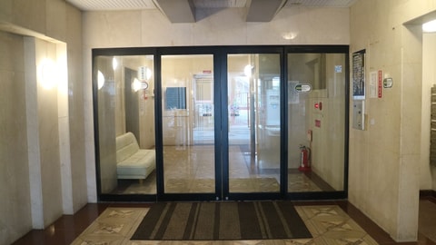 Interior entrance