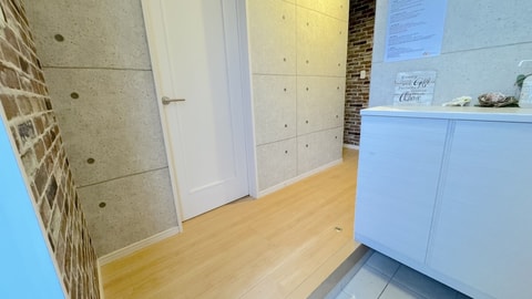 Interior entrance