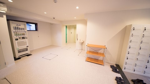 Interior entrance
