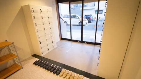 Interior entrance