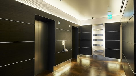 Interior entrance