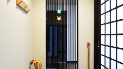 Interior entrance