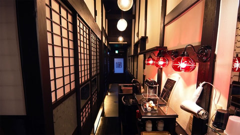 Interior entrance