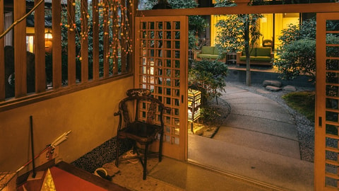 Interior entrance