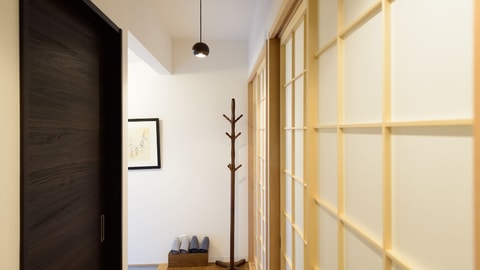 Interior entrance