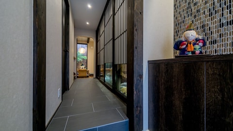 Interior entrance