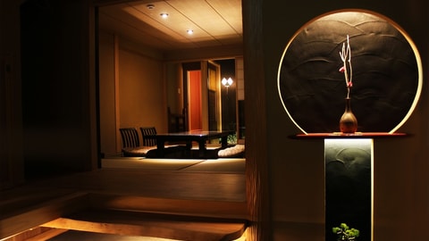 Interior entrance