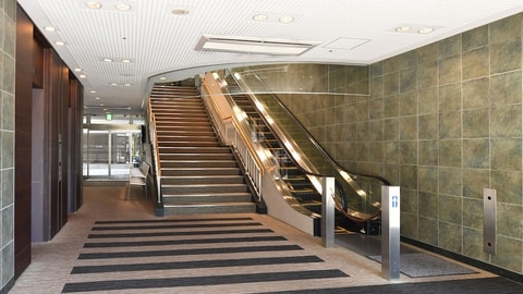 Interior entrance