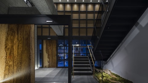 Interior entrance