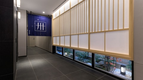 Interior entrance