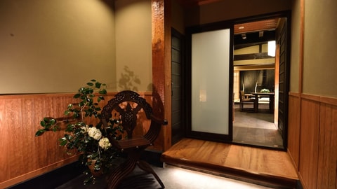 Interior entrance
