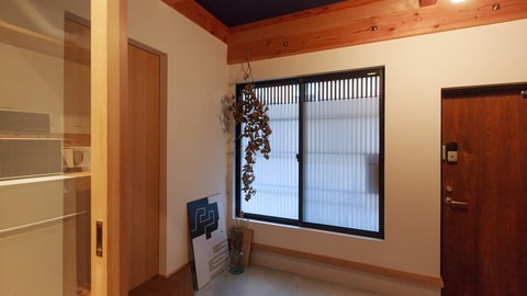 Interior entrance