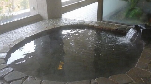Indoor spa tub