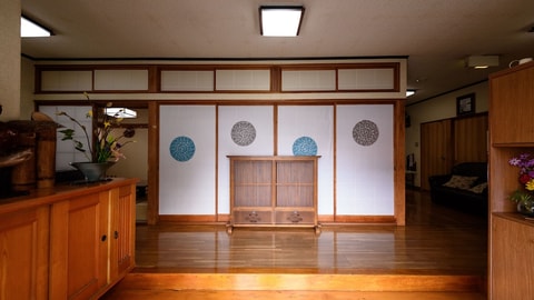 Interior entrance