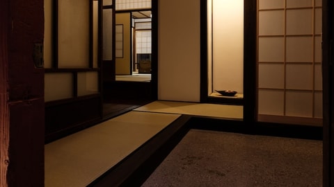 Interior entrance