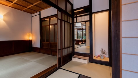 Interior entrance
