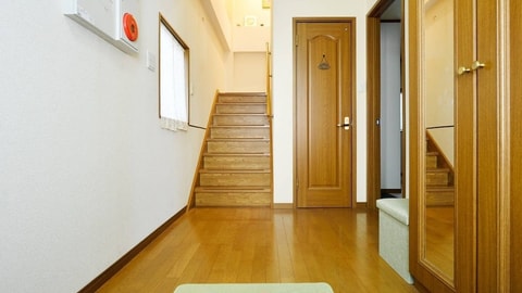 Interior entrance