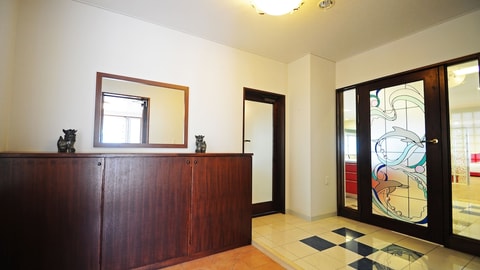 Interior entrance