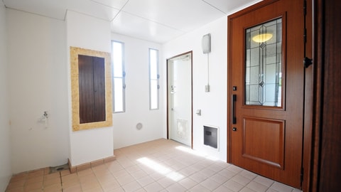 Interior entrance