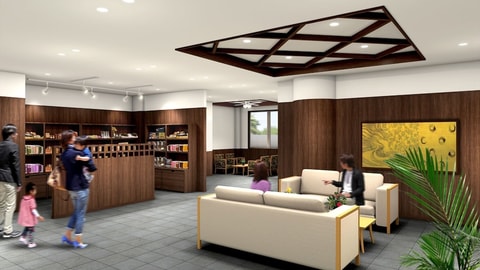 Lobby sitting area