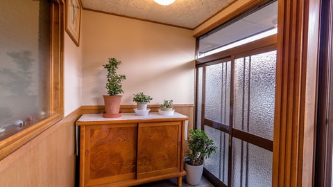 Interior entrance