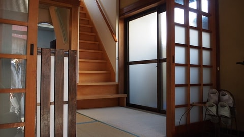 Interior entrance