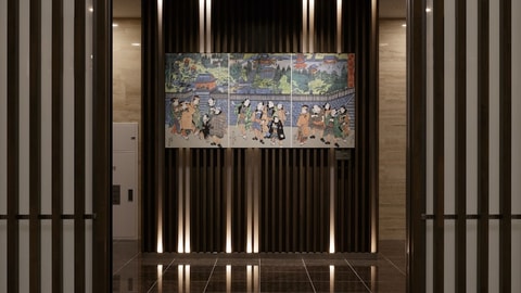 Interior entrance