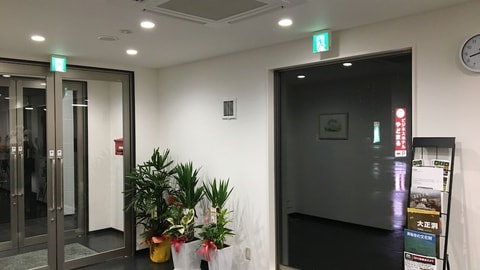 Interior entrance