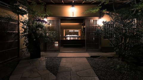 Interior entrance