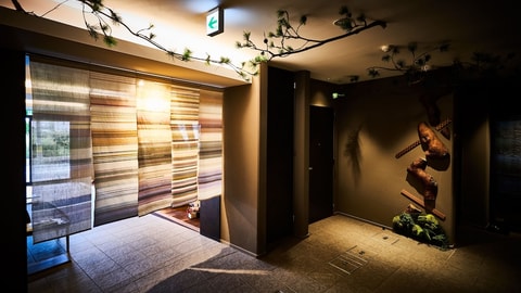 Interior entrance