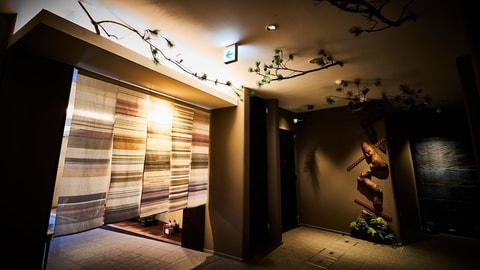 Interior entrance