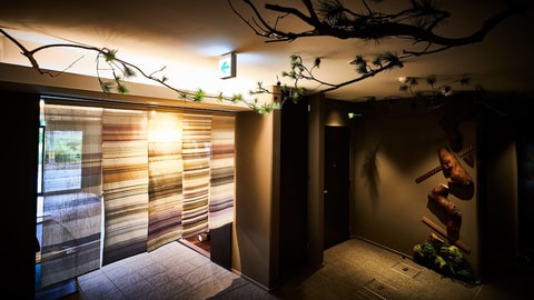 Interior entrance