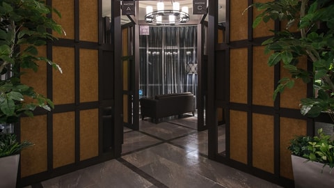 Interior entrance