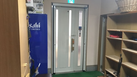 Interior entrance