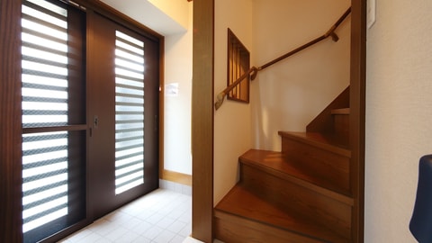 Interior entrance