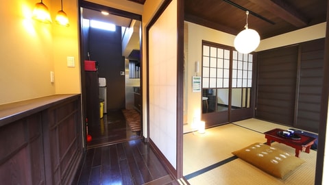 Interior entrance