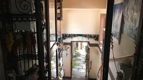 Interior entrance
