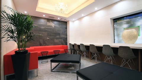 Lobby sitting area