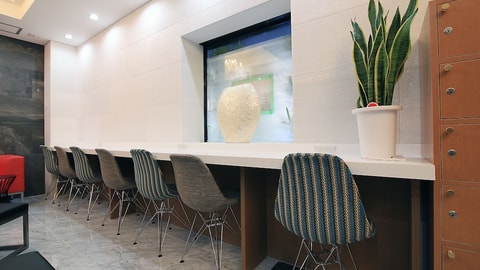 Lobby sitting area