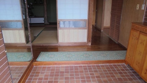 Interior entrance