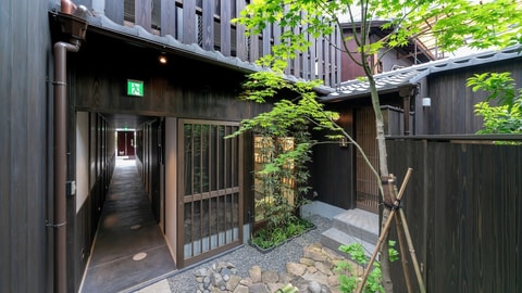Interior entrance
