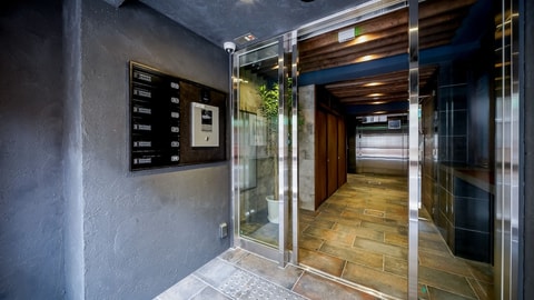 Interior entrance