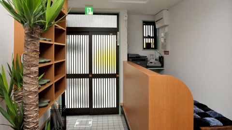 Interior entrance