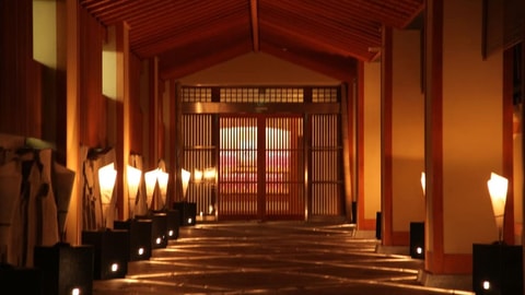 Interior entrance