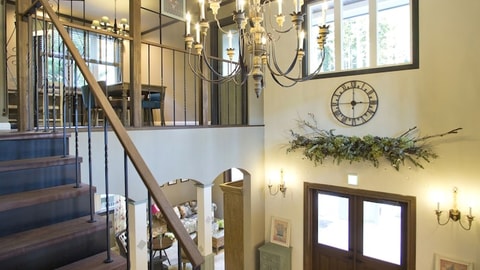 Interior entrance