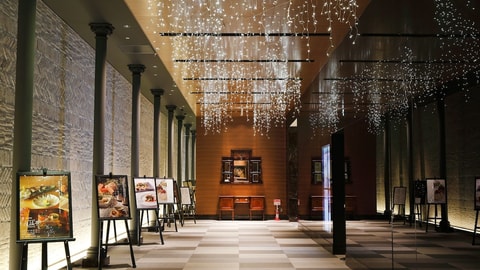 Interior entrance