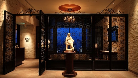Interior entrance