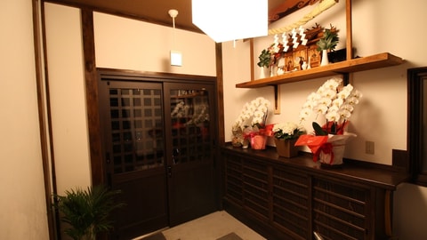 Interior entrance