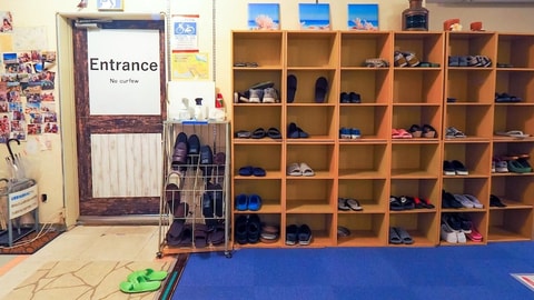 Interior entrance