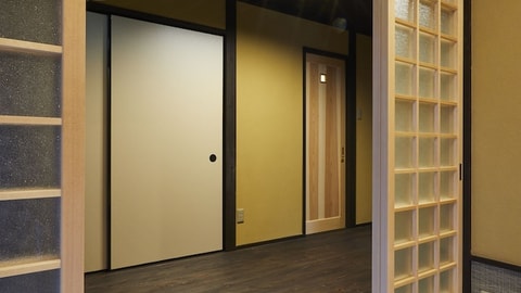 Interior entrance